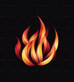 Abstrakte Feuerflammen